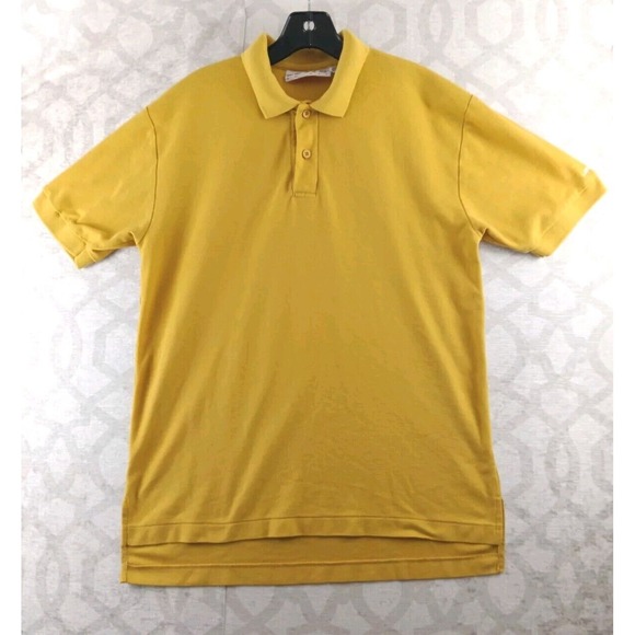 Levi's Other - VINTAGE Levis Polo Shirt Mens Medium Yellow Short Sleeve
